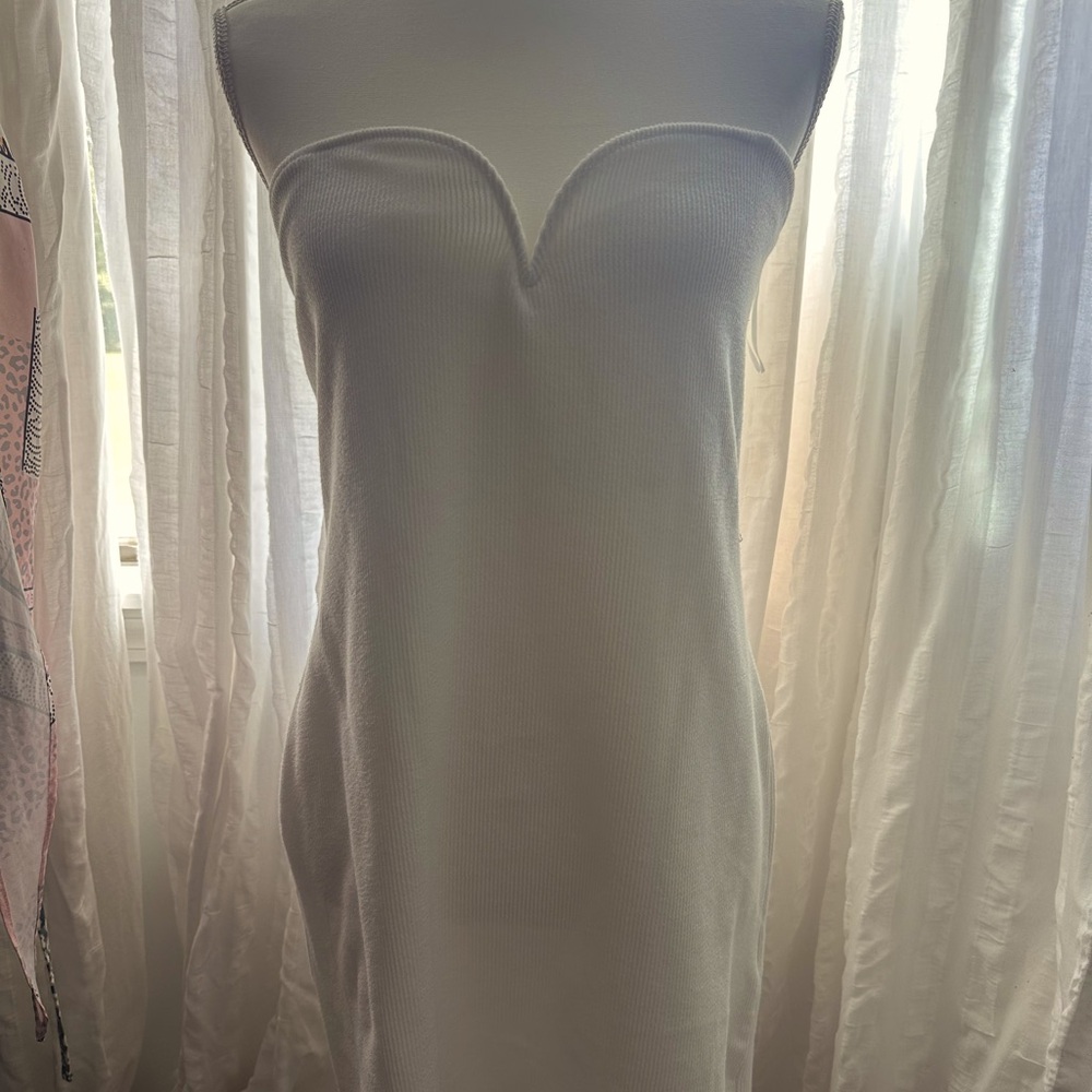 tube top dress with built in bra wiring